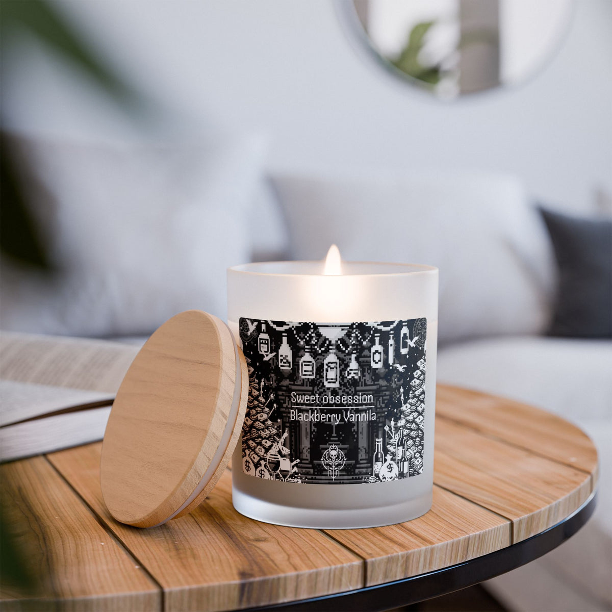 Sweet Obsession Blackberry Vanilla Candle - 11oz Frosted Glass