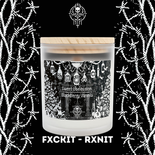 Sweet Obsession Blackberry Vanilla Candle - 11oz Frosted Glass