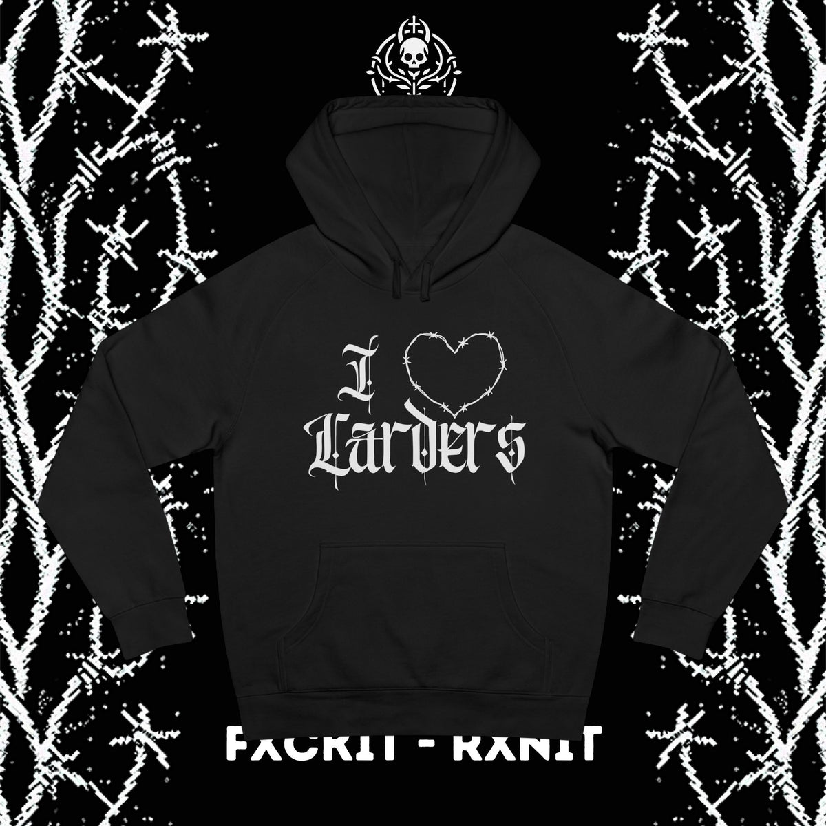 'I Love Larders' Fat Cat Meme Unisex Supply Hoodie