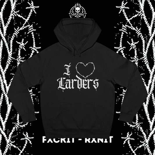 'I Love Larders' Fat Cat Meme Unisex Supply Hoodie